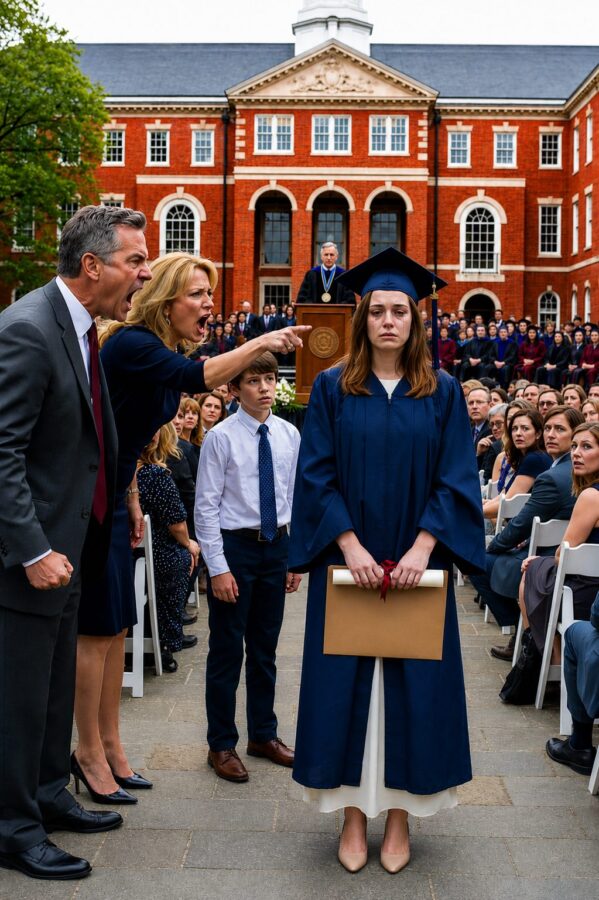 A saját diplomaosztó ünnepségemen az apám olyan erősen pofon ütött, hogy a ballagós sapkám a földre repült; "Nem érdemled meg ezt a diplomát!", – köpte oda