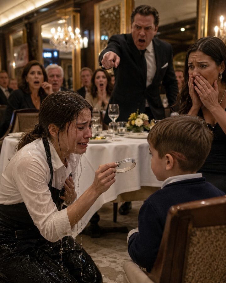 A pincérnőt megalázták egy luxusétteremben… egészen addig, amíg meg nem pillantotta egy gazdag család kisfiának a sebhelyét