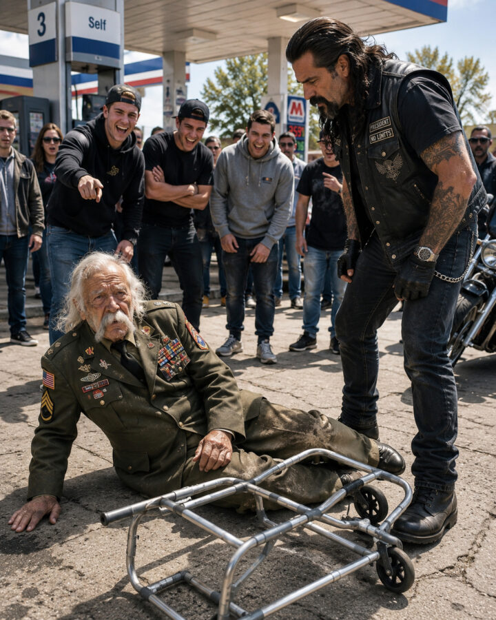 A huligánok odamentek, és mindenki szeme láttára gúnyolni kezdtek egy 78 éves veteránt... De amikor egy motoros meglátta, mi történik, odalépett hozzájuk – és amit ezután tett, minden jelenlévőt sokkolt...